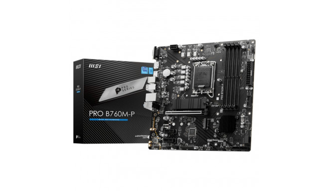 "1700 MSI PRO B760M-P mATX"