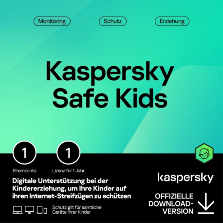 Kaspersky Safe Kids 1 device 1year ESD-allalaadimine
