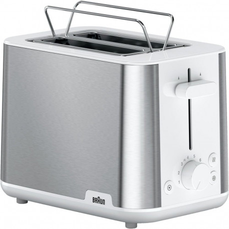 PurShine röstija HT 1510 WH 900W kaheviiluline roostevaba teras, valge