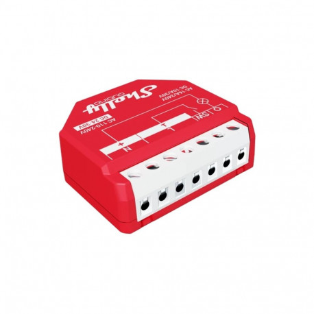 Shelly Wave 1 PM, relay (red, one channel)