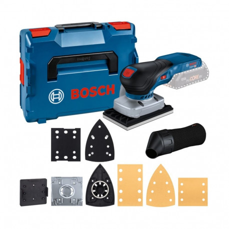 Akku-Schwingschleifer GSS 18V-13 Professional solo (blau/schwarz, ohne Akku und Ladegerät, in L-BOXX