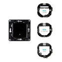 Shelly Wall Switch 1, push button (black)