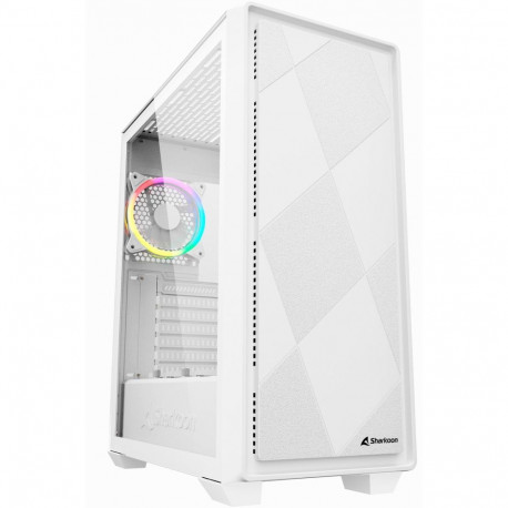 Sharkoon VS8 RGB , tower case (white, tempered glass)