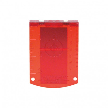 Laser-Zieltafel rot