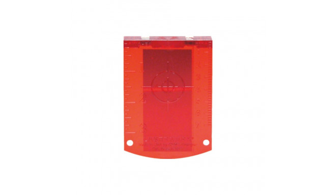 Laser-Zieltafel rot
