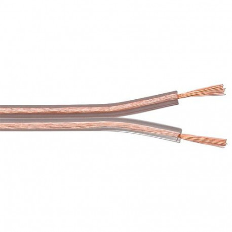 Goobay Transparent PVC, CCA, 100 m spool, cable diameter 2 x 2.5 mm2, Eca