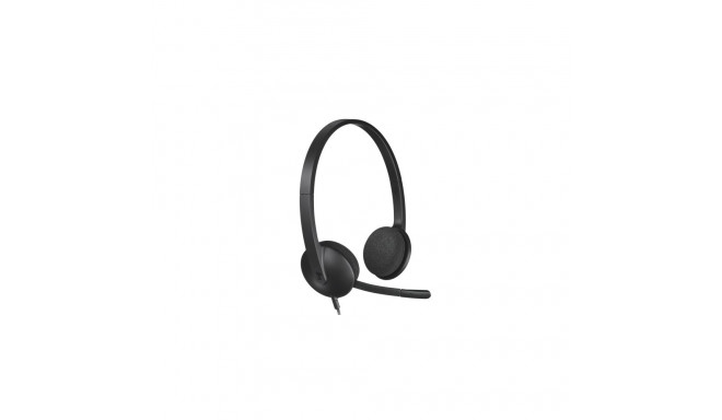 Logitech H340 USB Wired Headset USB-A, Black