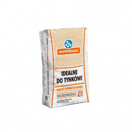 LIME HYDRATED SUPERWHITE 25KG