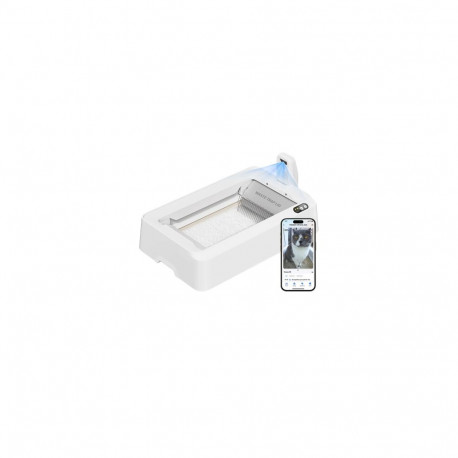 PETKIT Purobot Crystal Duo with Camera Self-Cleaning Cat Litter Box  White