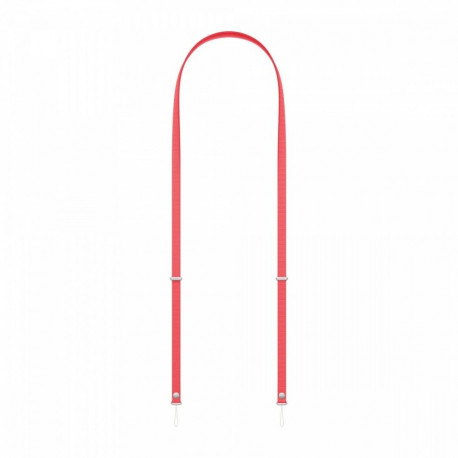 Crossbody strap - bright guava