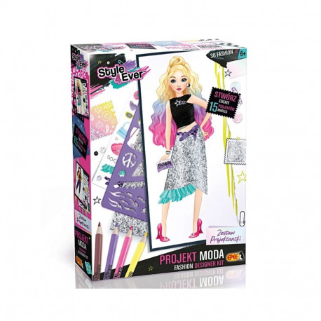 Moedisaineri loovkomplekt - peostiilid