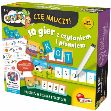 Carotina komplekt - 10 lugemis- ja kirjutamismängu