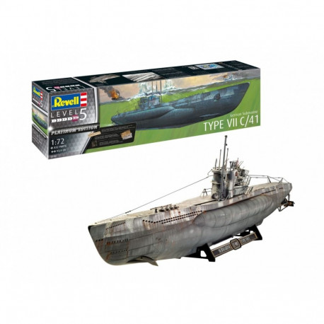 Model plastikowy saksa allveelaev tüüp VII C/41 1/72