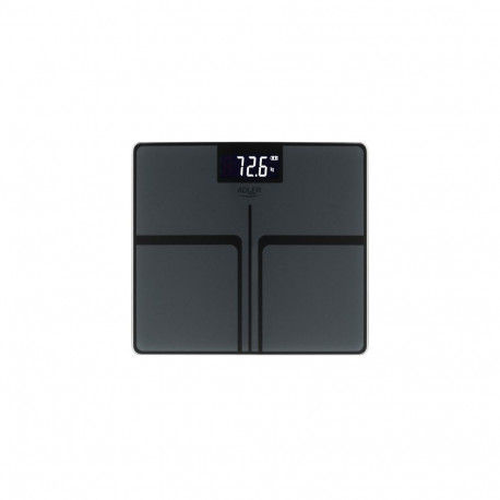 AD 8194 stripes Waga łazienkowa usb-c, akumulatorowa, 180 kg, dokładność 100 g
