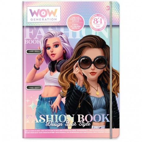 Zestaw fashion book zaprojektuj swój styl wow generation