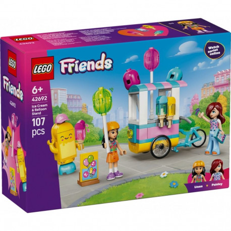 Klocki friends 42692 jäätise- ja õhupallilett