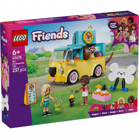 Friends ehitusklotsid 42678, loomatarvikutega furgoon