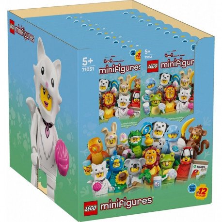 Klocki minifigures 71051 minifigurki seria 28 - zwierzęta (box)