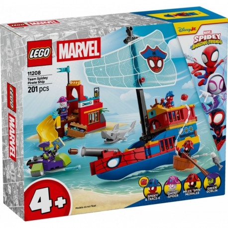 Klocki spidey 11208 statek piracki drużyny spideyego