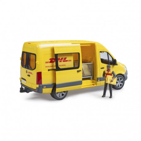 Buss MB Sprinter DHL figuuriga ja tarvikutega
