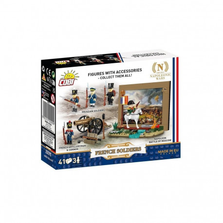 Klocki francuscy żołnierze 41 elementów