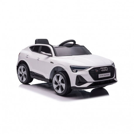 Audi akutoitel auto e-tron QLS-6688 LED-tuled MP3, valge
