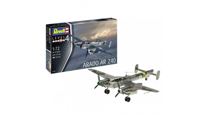 Model plastikust arado ar-240 1/72