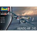 Model plastikust arado ar-240 1/72
