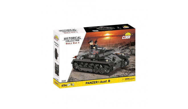 Klocki panzer I Ausf.B 654 elementi