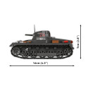 Klocki panzer I Ausf.B 654 elementi