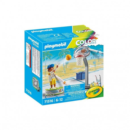 Komplekt figuuridega värviline 71516 rulataja korvpalliga