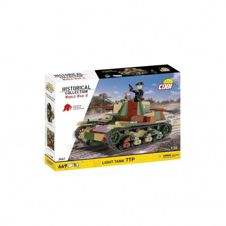 Klocki light tank 7tp 669 elementów