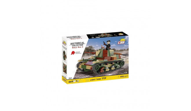 Klocki light tank 7tp 669 elementów