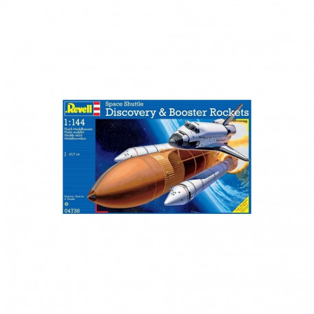 Model plastikowy space shuttle discovery & booster rockets