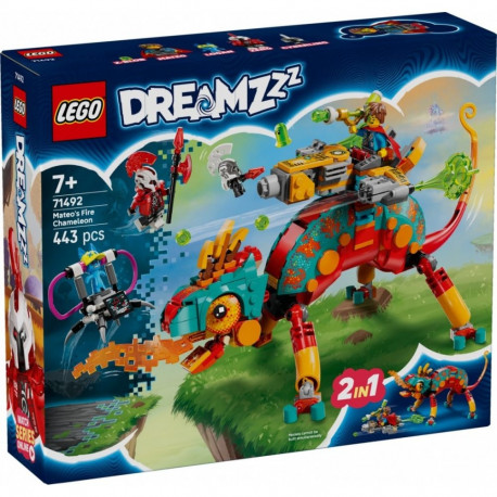 Klocki dreamzzz 71492 ognisty kameleon mateo