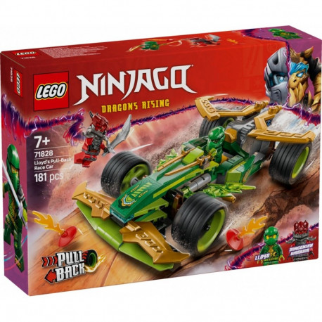 ninjago 71828 tagasikeritava mehhanismiga lloyda võidusõiduauto klotsid
