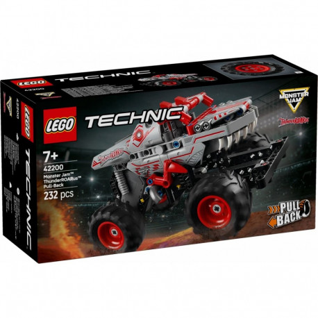 Klocki technic 42200 monster jam thunderroarus z napędem typu pull-back