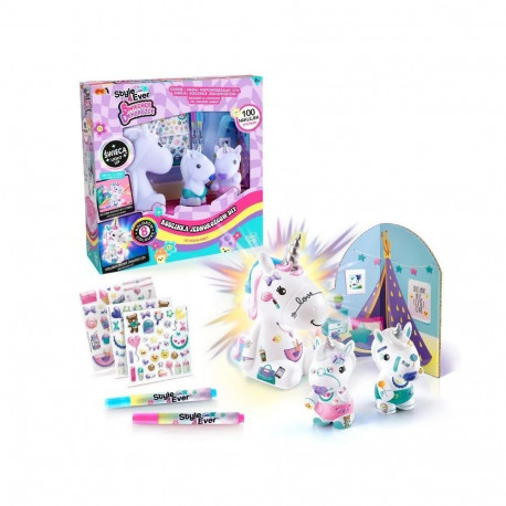 Zestaw Świecące dekorożce - rodzinka jednorożców diy