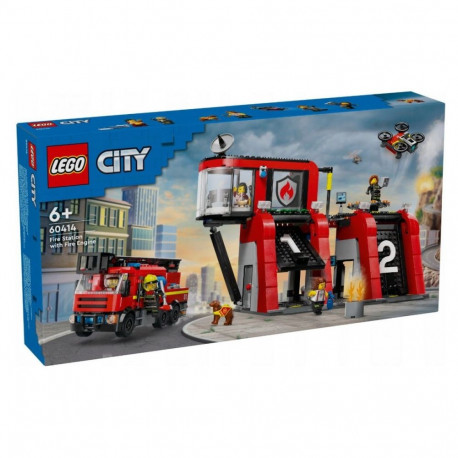 city 60414 tuletõrjedepoo tuletõrjeautoga klotsid