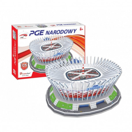 Puzzle 105 elementów 3d stadion pge narodowy