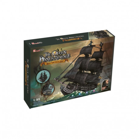 3D pusle suur komplekt piraadilaev kuninga kättemaks