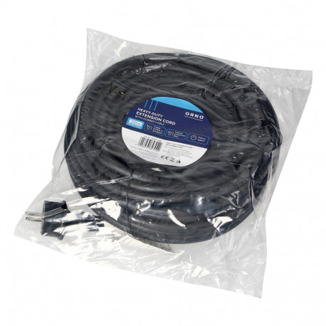 Pritsmekindel töökoja pikendusjuhe IP44 1x2P+Z 20m, õlikindel kummikaabel H07RN-F 3x1,5mm, 230VAC/16