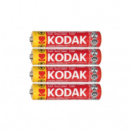 Kodak ZINC Super Heavy Duty AAA LR03, 4 tk. foolium