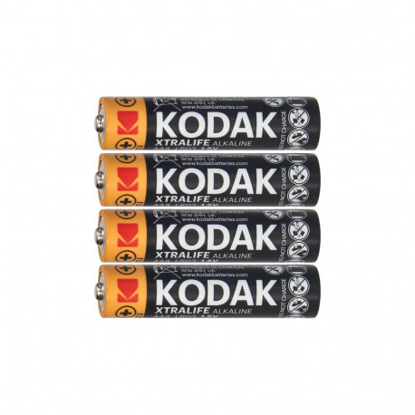 Baterie Kodak XTRALIFE Alkaline AAA LR03, 4szt. folia