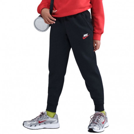 Spodnie dla dzieci Nike Sportswear Club Fleece czarne FD3008 015 S