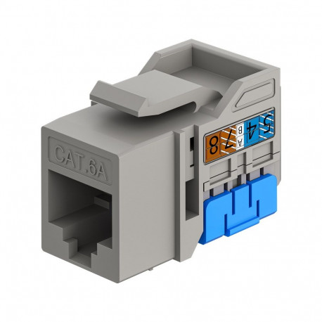 Goobay Keystone Module RJ45 CAT 6A, UTP, Slim & Short