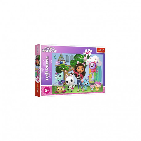 TREFL GABBY´S DOLLHOUSE Pusle, 100 osa