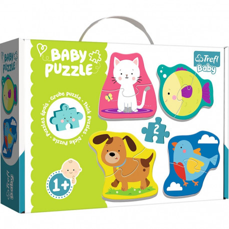 TREFL Baby puzzle set, Pets