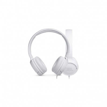JBL Tune 500 On-Ear Wired Headphones White EU