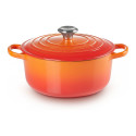 Le Creuset 22cm volkaanivärvi haudepott
